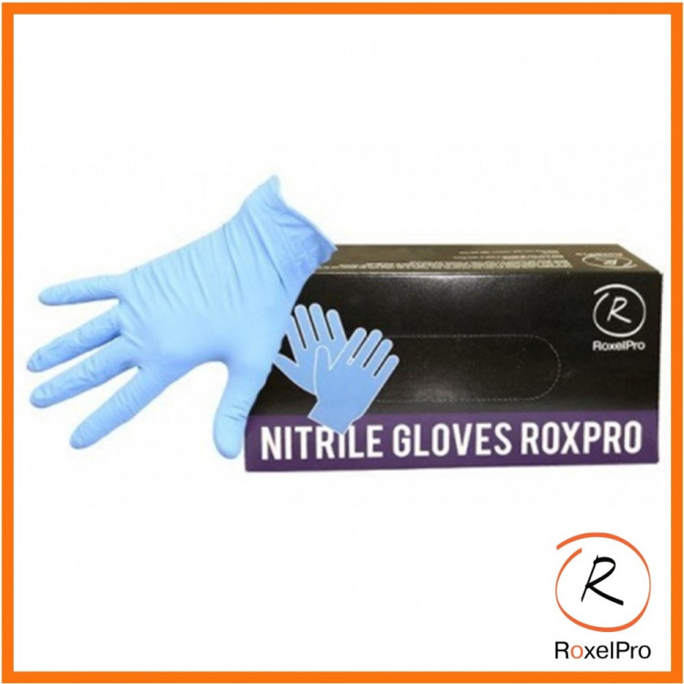 RoxelPro Нитриролые перчатки ROXPRO, синие XL