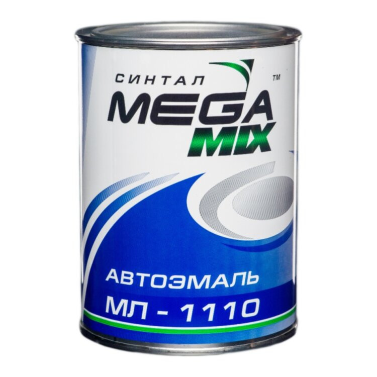 233 белая/серо-белая MEGAMIX МЛ-1110 Автоэмаль, уп.0,80кг