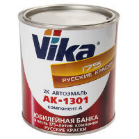 1035 желтая акриловая автоэмаль АК-1301 VIKA (0,85кг)