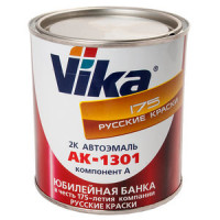 233 белая акриловая автоэмаль АК-1301 VIKA (0,85кг)