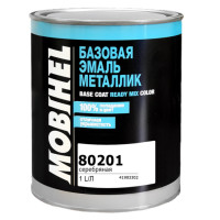 80201 серебряная металлик автоэмаль MOBIHEL (1л)