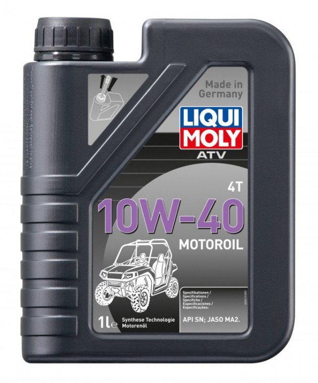Масло LIQUI-MOLY 10W40 4T ATV Motoroil для квадрациклов SL (1л) 7540