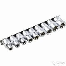 Набор головок TORX 1/2" (9 предм. Е10-Е24)  АвтоDело (39839)