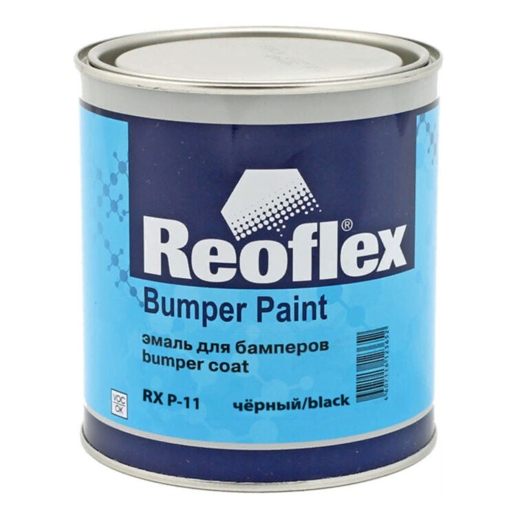 Краска для бампера черная REOFLEX (0,75л)
