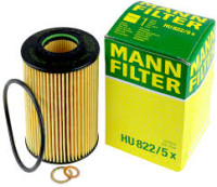 Mann HU 822/5x фильтр маслянный (Hyundai. Kia)
