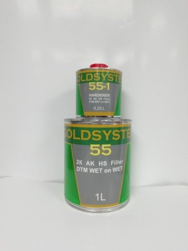 GOLDSYSTEM HS55 Акриловый грунт 4+1 светло-серый (1+0,25)