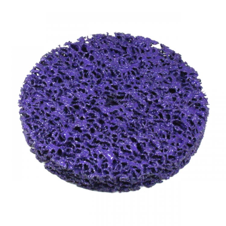 Круг для снятия ржавчины 100мм фиолетовый РУССКИЙ МАСТЕР