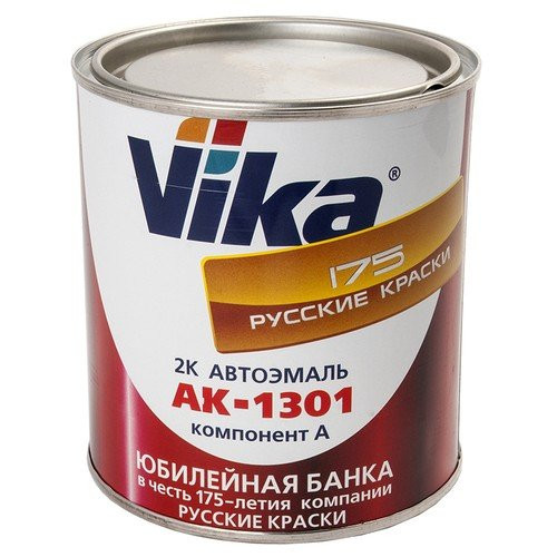 040 белая акриловая автоэмаль АК-1301 VIKA (0,85кг)