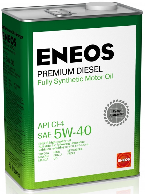 Масло ENEOS CI-4 Premium Diesel 5W40 (4л)